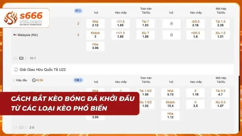 Cách Bắt Kèo Bóng Đá | Bí Quyết Cá Cược Hiệu Quả Cho Tân Thủ 2 Sự đa dạng trong hình thức cược giúp cược thủ có thêm nhiều lựa chọn