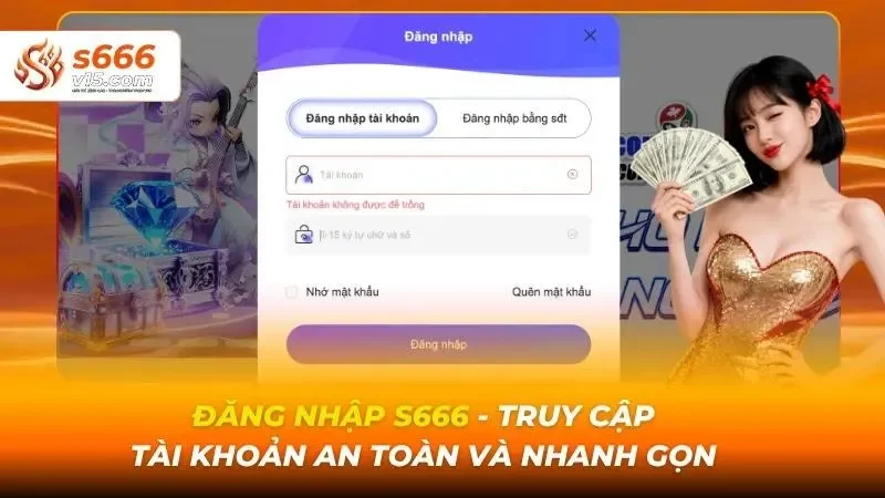 Đăng nhập S666