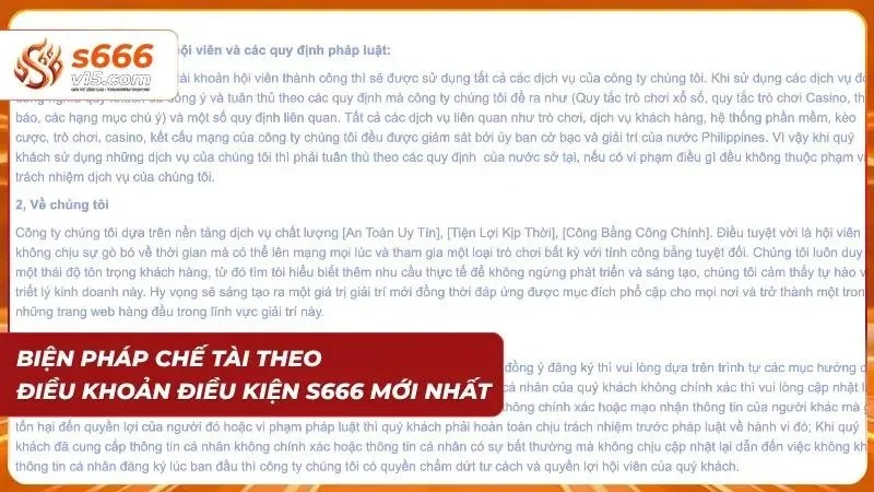Các biện pháp áp chế theo khoản mới nhất