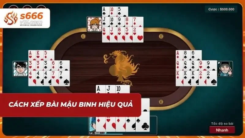 Thao tác phân bổ quân bài thông minh mang lại lợi thế lớn