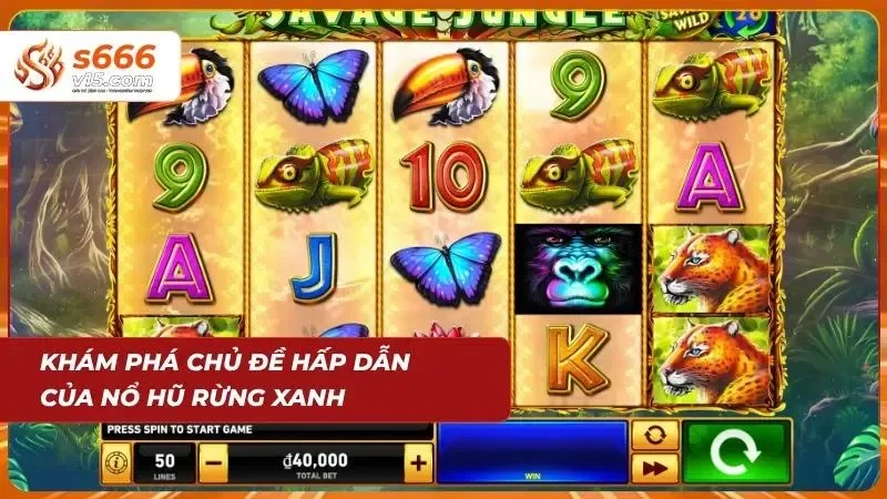 Nổ Hũ Rừng Xanh | Cực Phẩm Slot Game Phiêu Lưu Đầy Kịch Tính 2 Không gian thiên nhiên hoang dã mang tới trải nghiệm săn hũ mới lạ