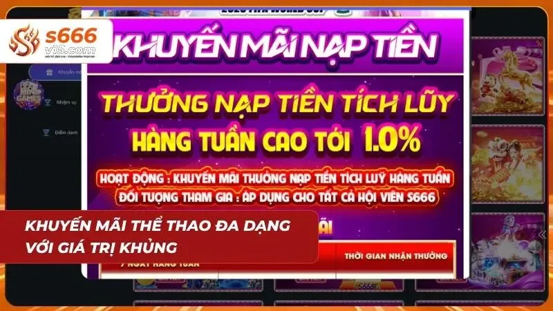 Thể Thao S666 – Cá Cược Bóng Đá Và Thể Thao Hấp Dẫn 2026 7 Chương trình ưu đãi thể thao hấp dẫn dành cho người chơi