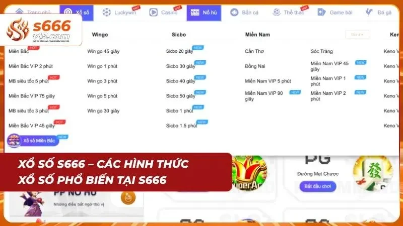 Xổ Số S666 – Cá Cược Lô Đề Và XSMB 2026 Uy Tín Mỗi Ngày 1 Tổng hợp nhiều hình thức xổ số s666 được quan tâm